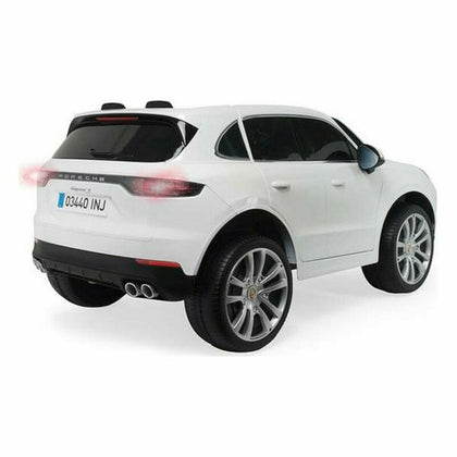 Elektrisk bil för barn Injusa Porsche Cayenne 12V Vit (134 x 81,5 x 58 cm)