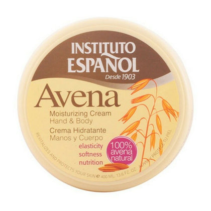 Feuchtigkeitsspendende Körpercreme Avena Instituto Español (400 ml)