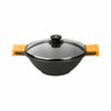 Stekpanna BRA Braisogona_A272028 Svart Svart/Orange Metall Aluminium Ø 24 cm Ø 28 cm