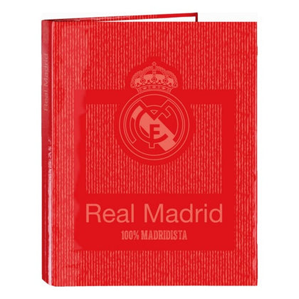 Ringpärm Real Madrid C.F. A4 (26.5 x 33 x 4 cm)