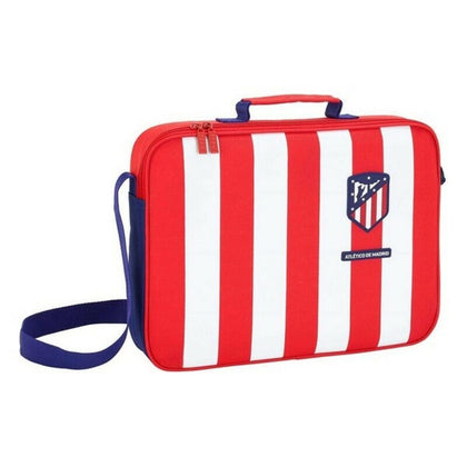 Skolväska Atlético Madrid Röd Blå Vit (38 x 28 x 6 cm)