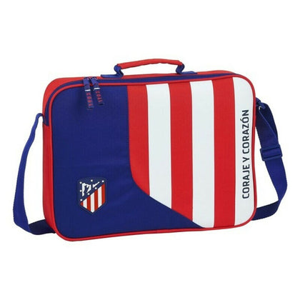 Skolväska Atlético Madrid Neptuno Blå Röd Vit (38 x 28 x 6 cm)