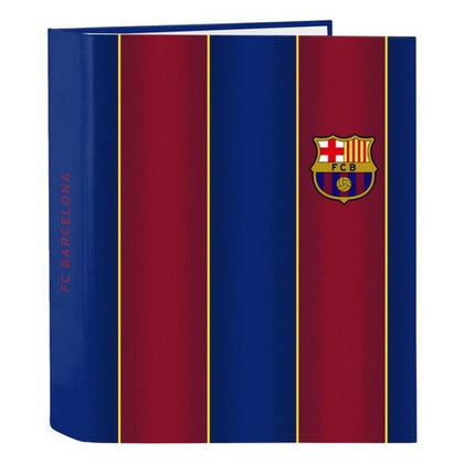 Ringpärm F.C. Barcelona Rödbrun Marinblå A4 27 x 33 x 6 cm