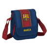 Handväska F.C. Barcelona M511 Rödbrun Marinblå 17 x 21 x 6 cm