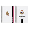 Bok med ringar Real Madrid C.F. 512054065 Svart Vit A5