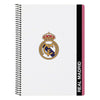 Bok med ringar Real Madrid C.F. 512054065 Svart Vit A5