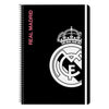 Bok med ringar Real Madrid C.F. M066 Svart Vit A4