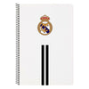 Bok med ringar Real Madrid C.F. M066 Svart Vit A4