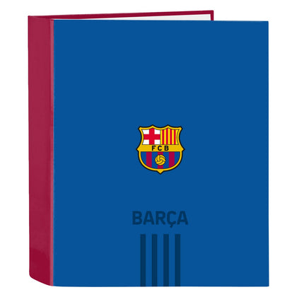 Ringpärm F.C. Barcelona Rödbrun Marinblå A4 (27 x 33 x 6 cm)