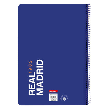 Bok med ringar Real Madrid C.F. 512154066 Blå Vit A4