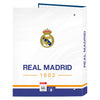 Ringpärm Real Madrid C.F. Blå Vit A4 (26.5 x 33 x 4 cm)