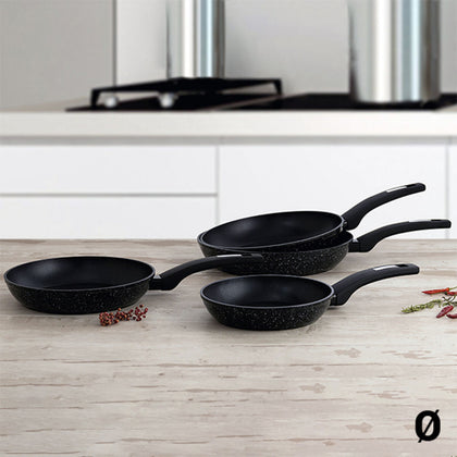 Non-stick-panna Quid Estelar Svart Metall