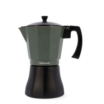 Kaffebryggare Bidasoa Vit Svart Aluminium (12 Csészék)