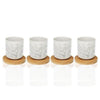 Set med kaffekoppar Revery Bambu Porslin (4 pcs) - DETDUVILLLHA.SE