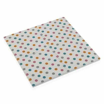 Bordsunderlägg Versa Springdots Keramik Kork (20 x 20 cm)