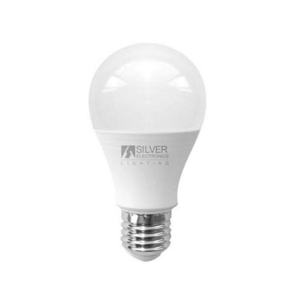 Sfärisk LED-lampa Silver Electronics ECO E27 15W Vitt ljus