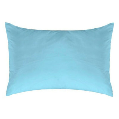 Örngott Naturals FUNDA DE ALMOHADA LISA Blå (45 x 90 cm)