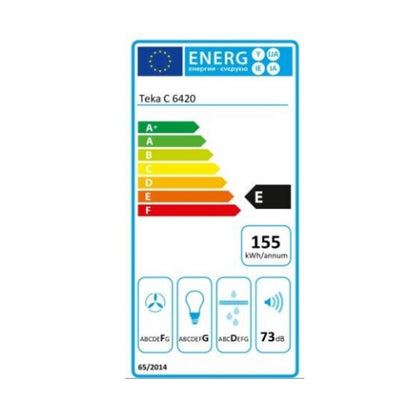 Konventionell fläkt Teka C6420BK 60 cm 375 m3/h 73 dB 316W