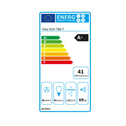 Konventionell fläkt Teka DLH786T 70 cm 700 m3/h 72 dB 270W