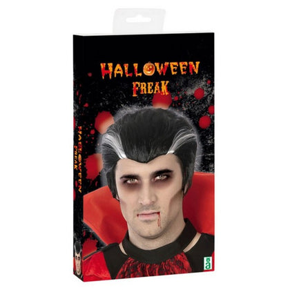 Peruk till Halloween 42729 Mörk Svart