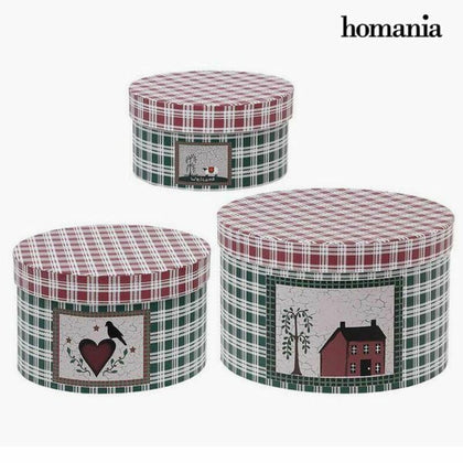 Dekorationsbox Homania (3 uds) Karton