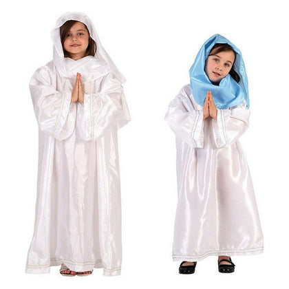 Maskeraddräkt för barn DISFRAZ VIRGEN 2 ST. 7-9 Jungfru 7-9 år Vit (7-9 months)