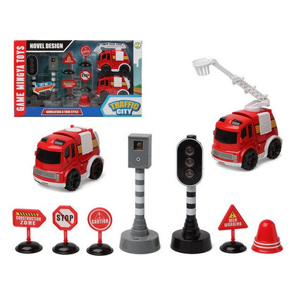 Brandmans-set Traffic City 112840 (9 pcs)