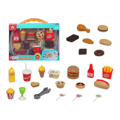 Leksakspaket Burger Set (28 x 20 cm)