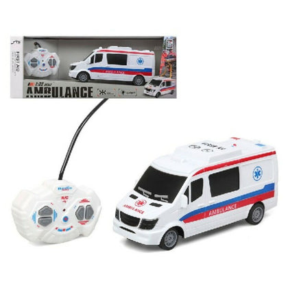 Ambulans Ambulance Radiokontroll 1:32 36 x 14 cm