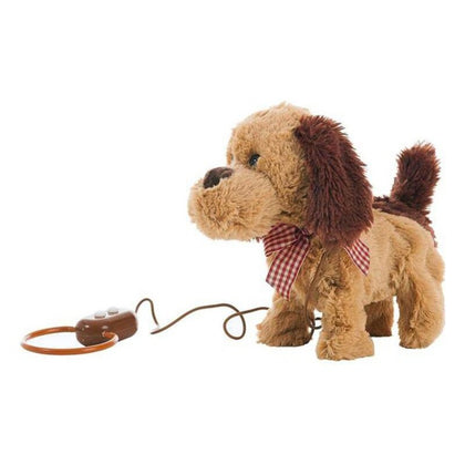 Plyschdocka Hund Brun 22 cm