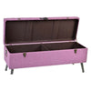 Sittpall DKD Home Decor 8424001565399 Multicolour Fuchsia Metall Trä MDF 120 x 42 x 53 cm