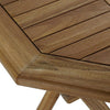 Bordsgrupp med 2 stolar DKD Home Decor Trädgård Teak (3 pcs)