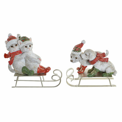 Prydnadsfigur DKD Home Decor Harts (2 pcs) (10 x 5.5 x 10.5 cm)