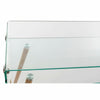 Sidobord DKD Home Decor Transparent Naturell Glas Bok 122 x 40 x 73 cm