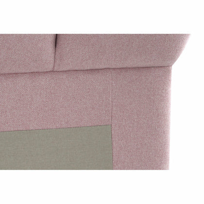 Sänggavel DKD Home Decor Rosa Plast Trä MDF 157 x 5 x 160 cm