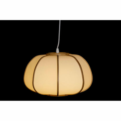 Taklampa DKD Home Decor Vit Naturell Bambu 50 W Orientalisk 220 V 34 x 34 x 21 cm