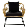 Kerti szék DKD Home Decor Metall Rattan (76 x 58 x 80 cm)