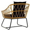 Kerti szék DKD Home Decor Metall Rattan (76 x 58 x 80 cm)