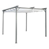 Pergola DKD Home Decor MB-179021 290 x 290 x 230 cm Stål Metall/Plast