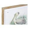 Tavla DKD Home Decor Pelican Fågel 60 x 2 x 60 cm (2 antal)