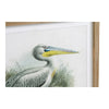 Tavla DKD Home Decor Pelican Fågel 60 x 2 x 60 cm (2 antal)