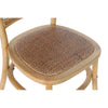 Matsalsstol DKD Home Decor Rattan Björk (44 x 49 x 87 cm)