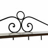 Bokhylla DKD Home Decor Gran Svart Brun Smide 5 Hyllor (112 x 44 x 184 cm)