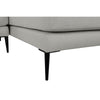 Schäslong DKD Home Decor Grå Polyester Metall (240 x 160 x 85 cm)