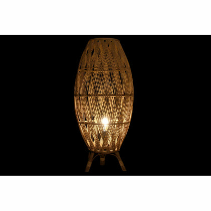 Bordslampa DKD Home Decor Naturell Bambu 50 W 220 V 40 x 40 x 87 cm