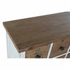 Sidobord DKD Home Decor 104 x 35 x 80,5 cm Gran Naturell Svart Vit