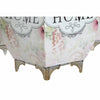 Kruka DKD Home Decor 21,5 x 21,5 x 25 cm Rosa Metall Virágok Shabby Chic