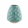 Vas DKD Home Decor Porslin Turkos Orientalisk Kromad 16 x 16 x 18 cm