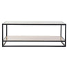 Sidobord DKD Home Decor Stål Silver Trä MDF (120 x 60 x 45 cm)