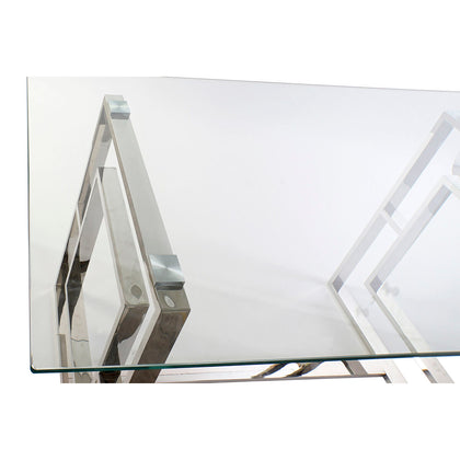 Matsalsbord DKD Home Decor Glas Stål (180 x 90 x 75 cm)